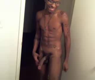 My Black Gay Boy Kevin Naked With His Big Dick On Cam